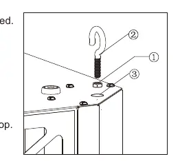 Hanging installation method (Fig. 1)