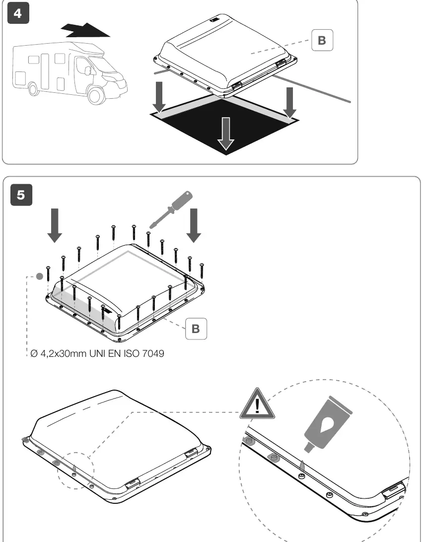 External frame installation