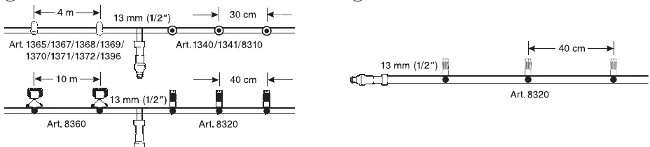 Middle connection installation diagram