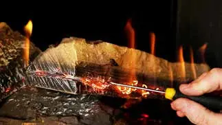 Adjusting wire wool in the channel