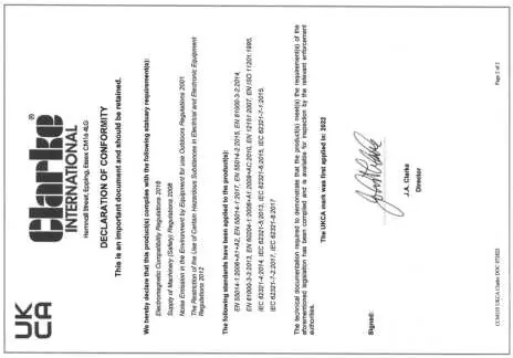 Verify the UKCA compliance standards