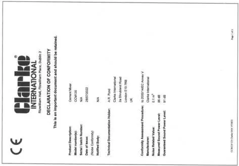 Verify the CE compliance standards