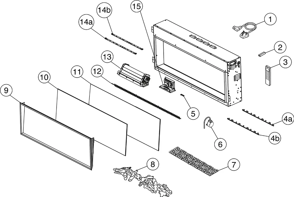 Spare parts diagram