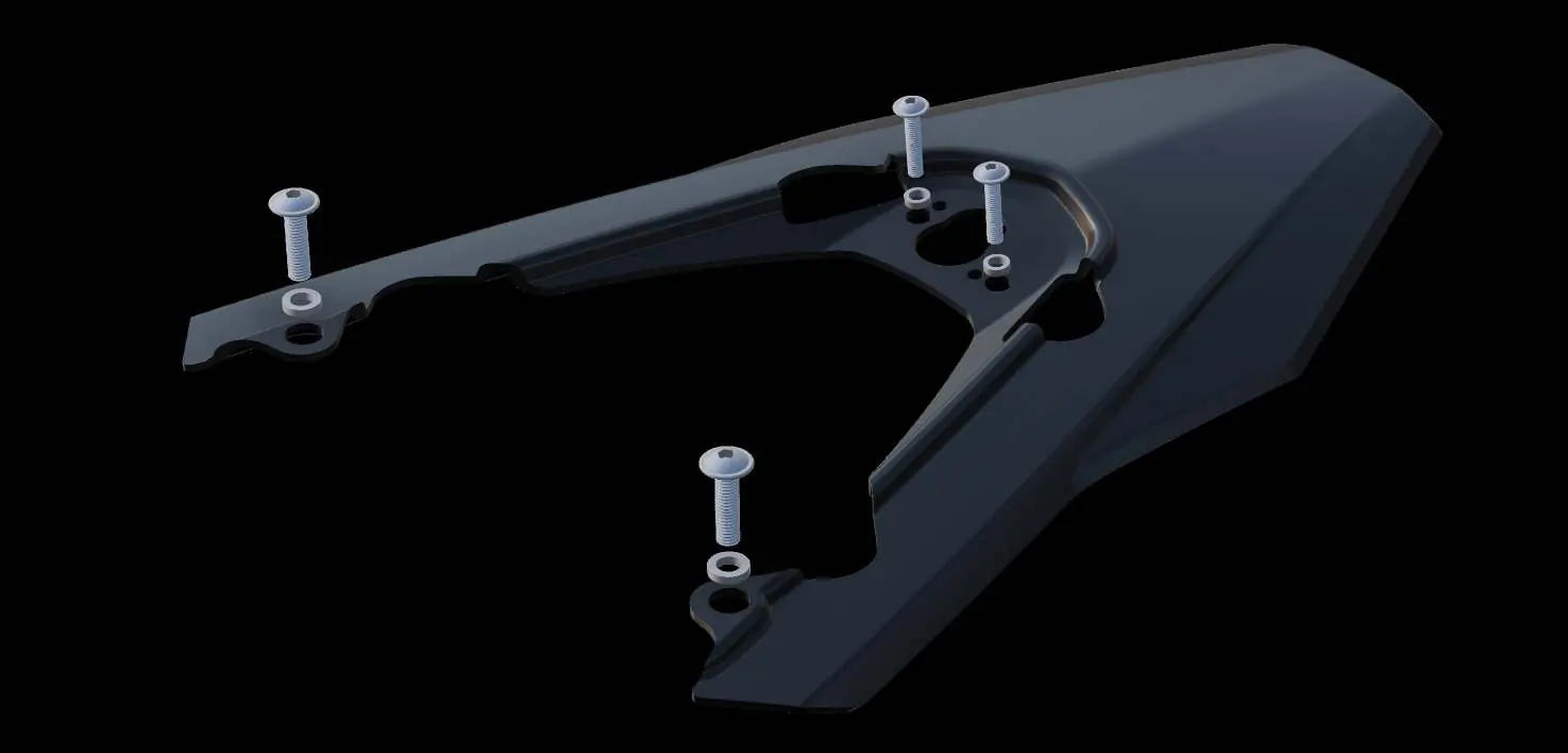 Parts list and components included in the kit.