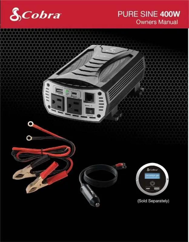 Identify the inverter and included accessories
