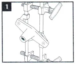Step 1: Remove the jig from the door.