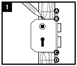 Marking lock dimensions