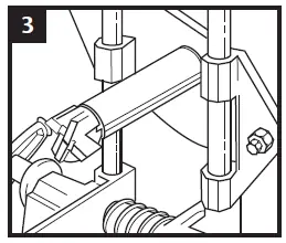 Inserting the shaft