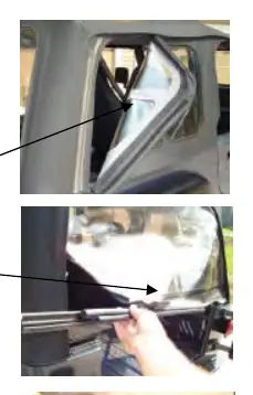 Removing the quarter windows and rear window.