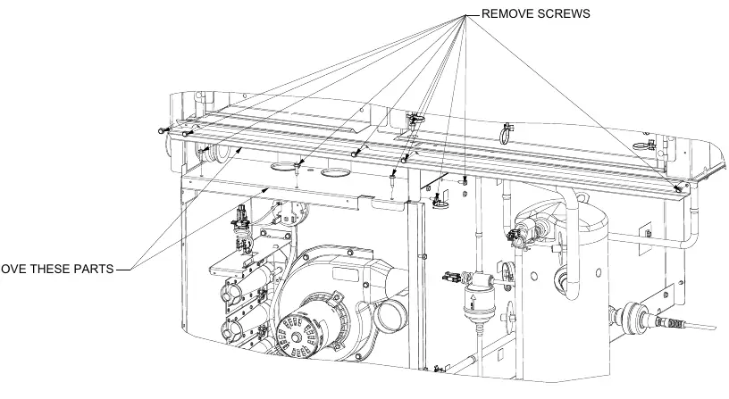 Sheet metal parts and screw locations