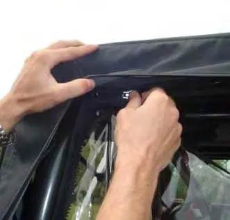 Installing side curtain