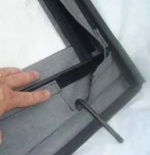 Installing new door cover