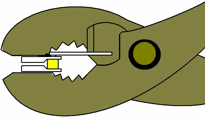 Zipper repair diagram