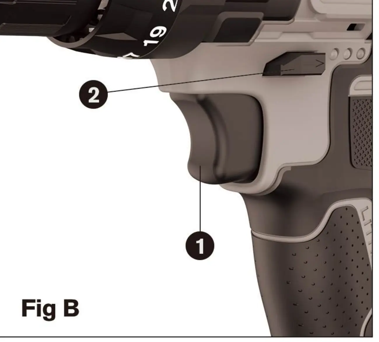 Forward/Reverse control button