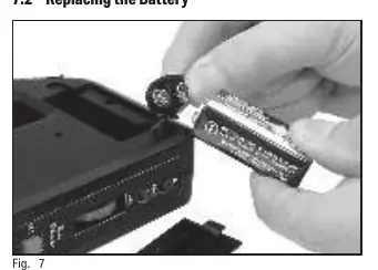 Replacing the battery