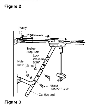 Door arm connection