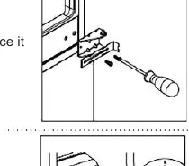 Door reversal step