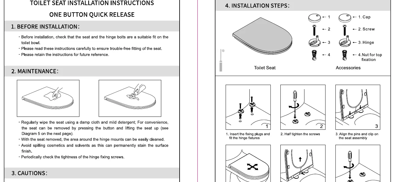 Installation diagram from the manual