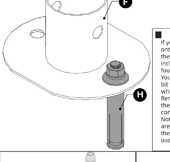 Installing concrete anchor bolts
