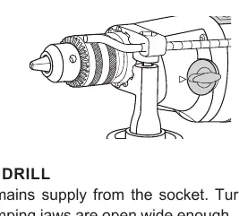 Adjusting the bit stop depth