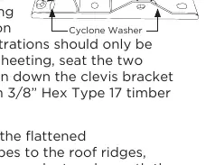 Clevis bracket installation