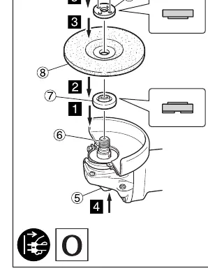 Assembling the depressed center wheel (Fig. 3)