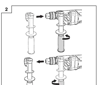Fixing and removing side handle