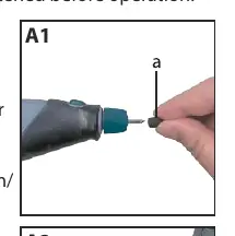 Operation steps A1 and A2