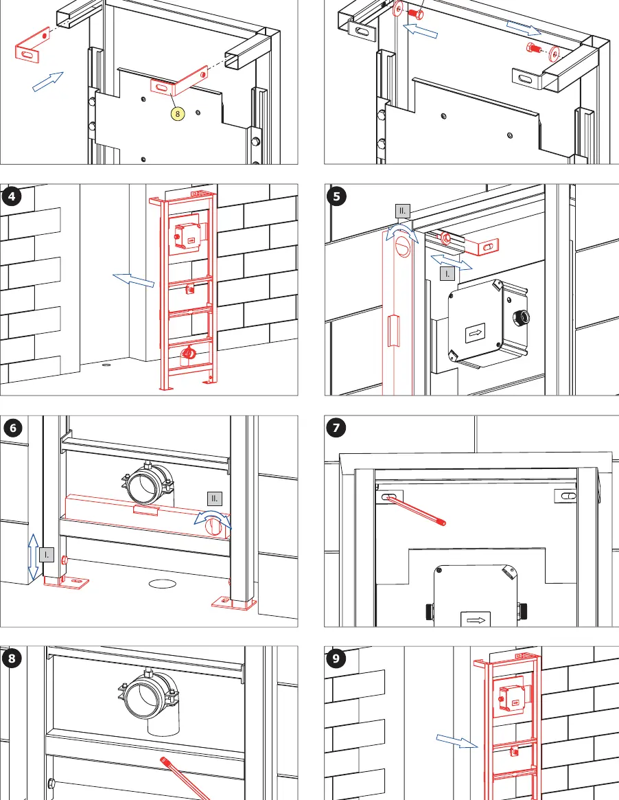 Installation steps 2-9