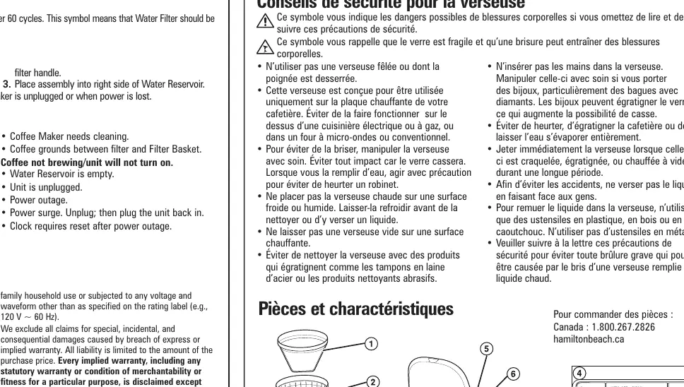 Parts and Features diagram