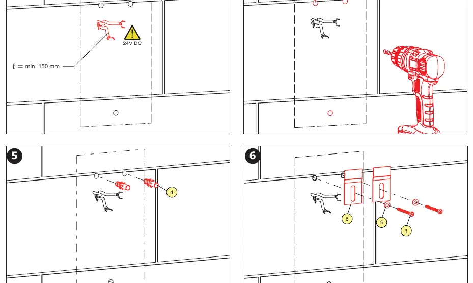 Installation steps 3-6
