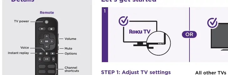 Remote control layout
