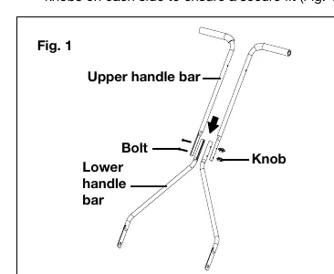 Handle assembly (Fig. 1)