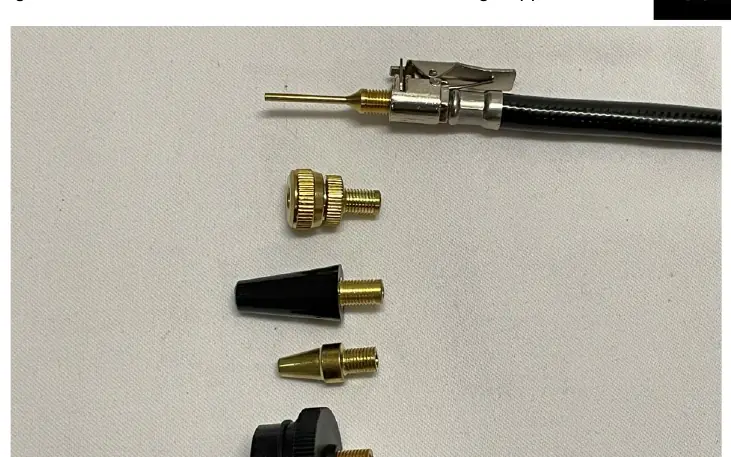 Attaching brass adapters to the black hose