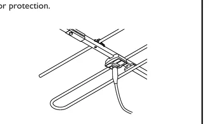 Connecting cable to the balun