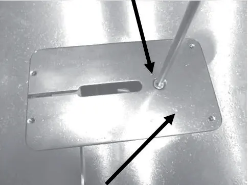 Throat plate removal
