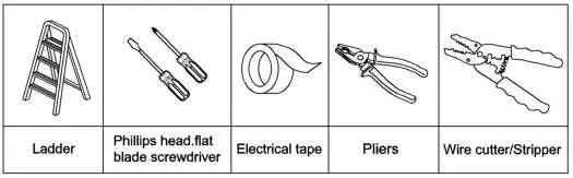 Required tools for installation