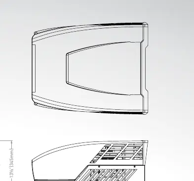Dimensions of the air conditioner unit