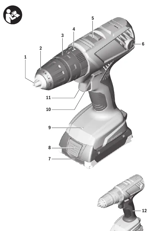 GSB 180-LI components