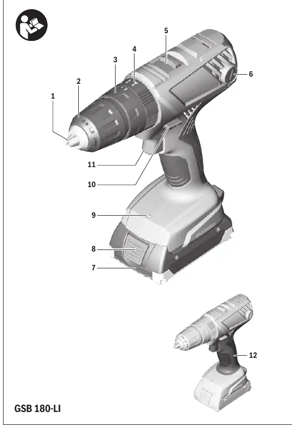 Components of the GSB 180-LI
