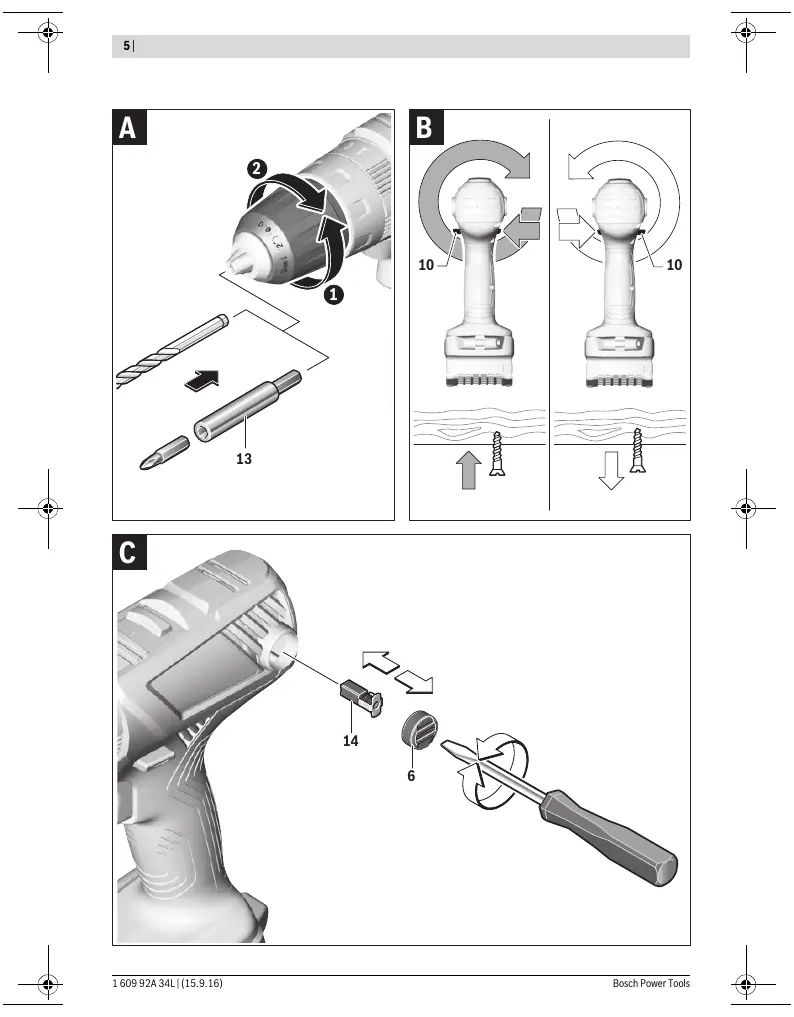 Tool change and operation