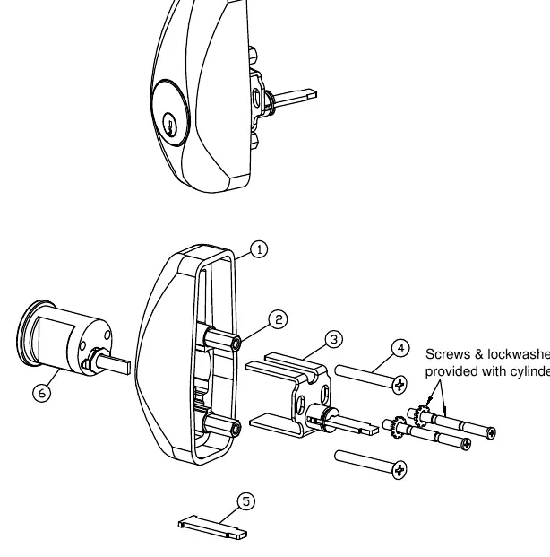 Exploded view of the 03R trim assembly and parts list.