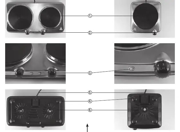 Structure of the appliance (Figure 1)