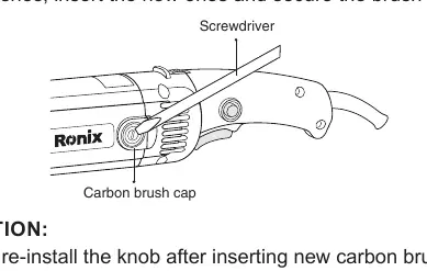 Carbon brush replacement