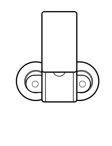 Installing door wheels