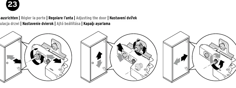 Door adjustment