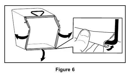Assembling the grass bag