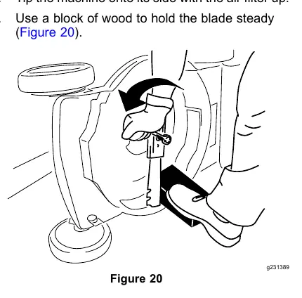 Replacing the blade