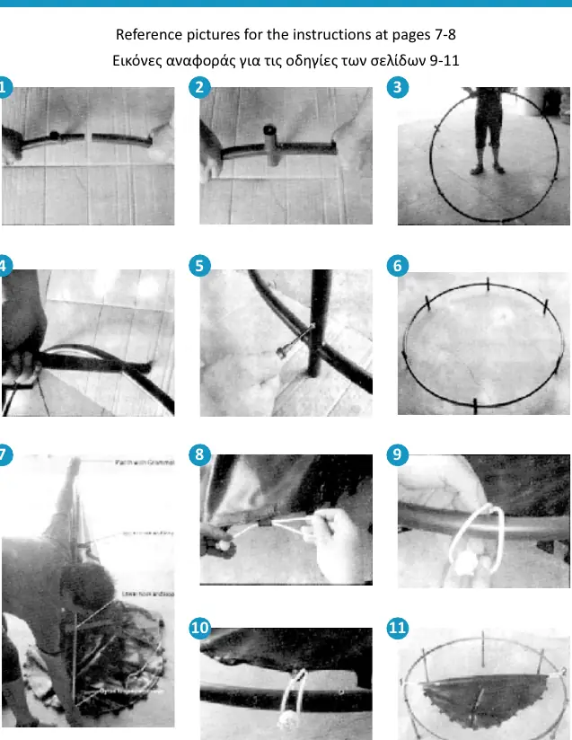 Assembly steps 1-11