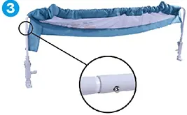 Connecting top tube to folding mechanism